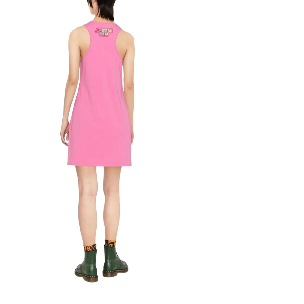 Moschino Korte Jurk Pink Dames