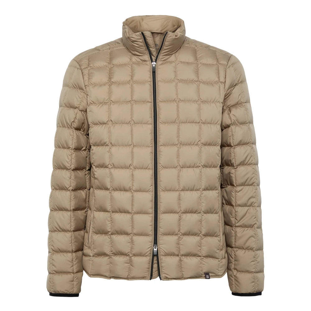 Boggi Milano Bomberjack van technisch materiaal met ganzen dons Beige Heren