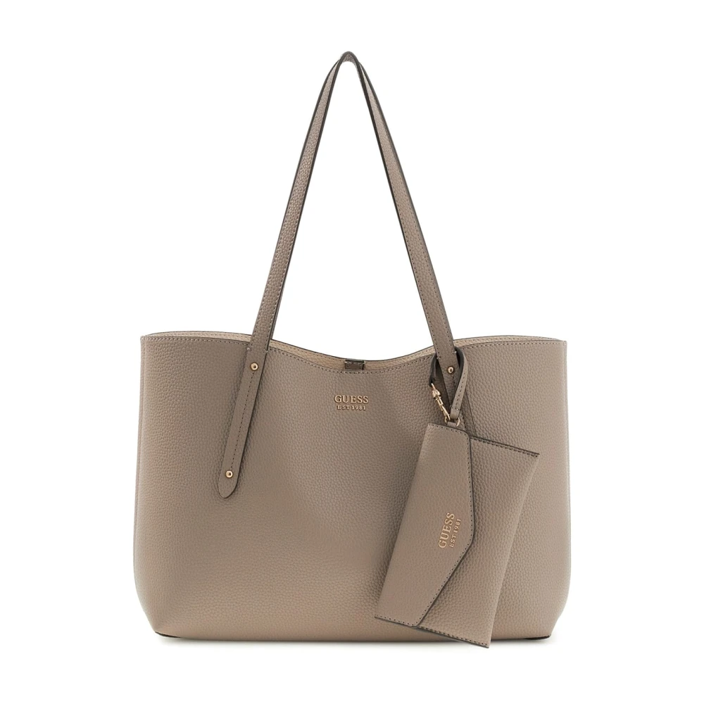Guess Women's Beige Shopping Bags, One Size, Brenton Tote