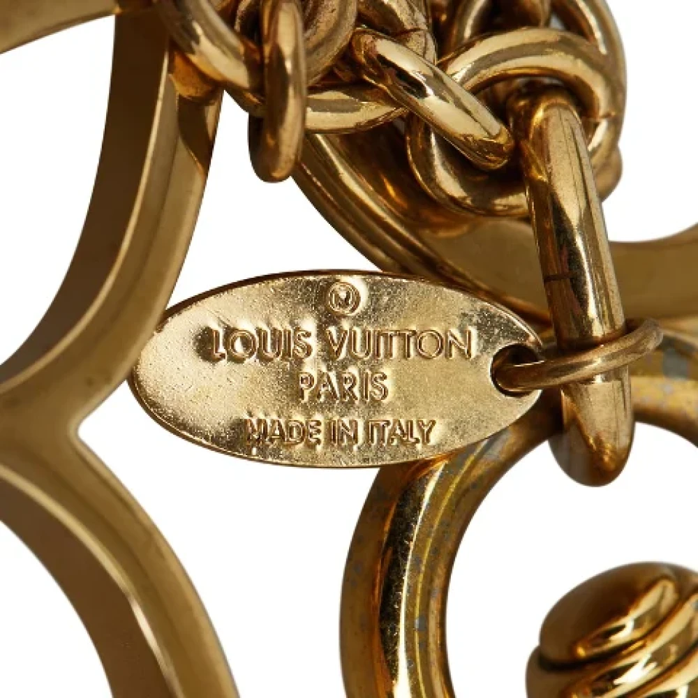 Louis Vuitton Vintage Pre-owned Metal key-holders Yellow Dames