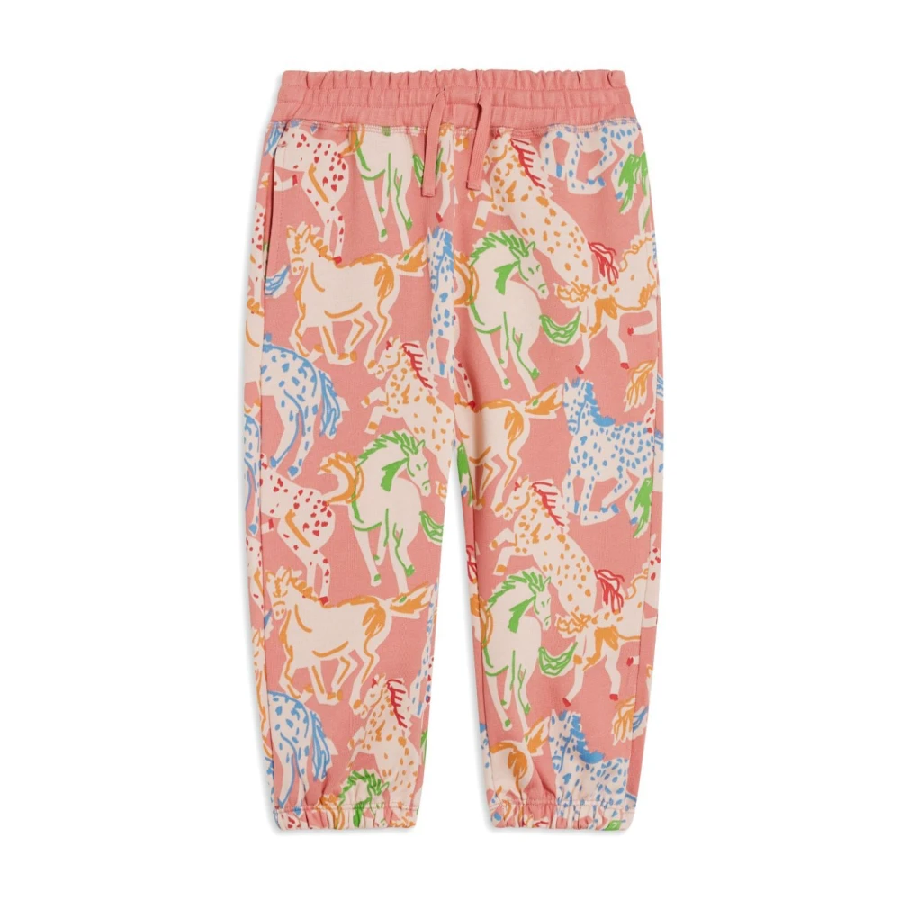 Stella Mccartney Girls Multicolor Pink Joggers - Sweatpants - 8 Y - Kids