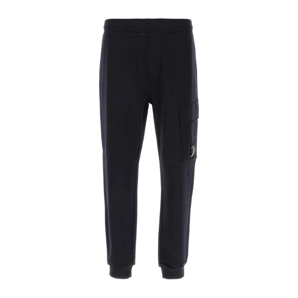 C.p. Company Men's Blue Sweatpants, S, Dark Cotton Joggers