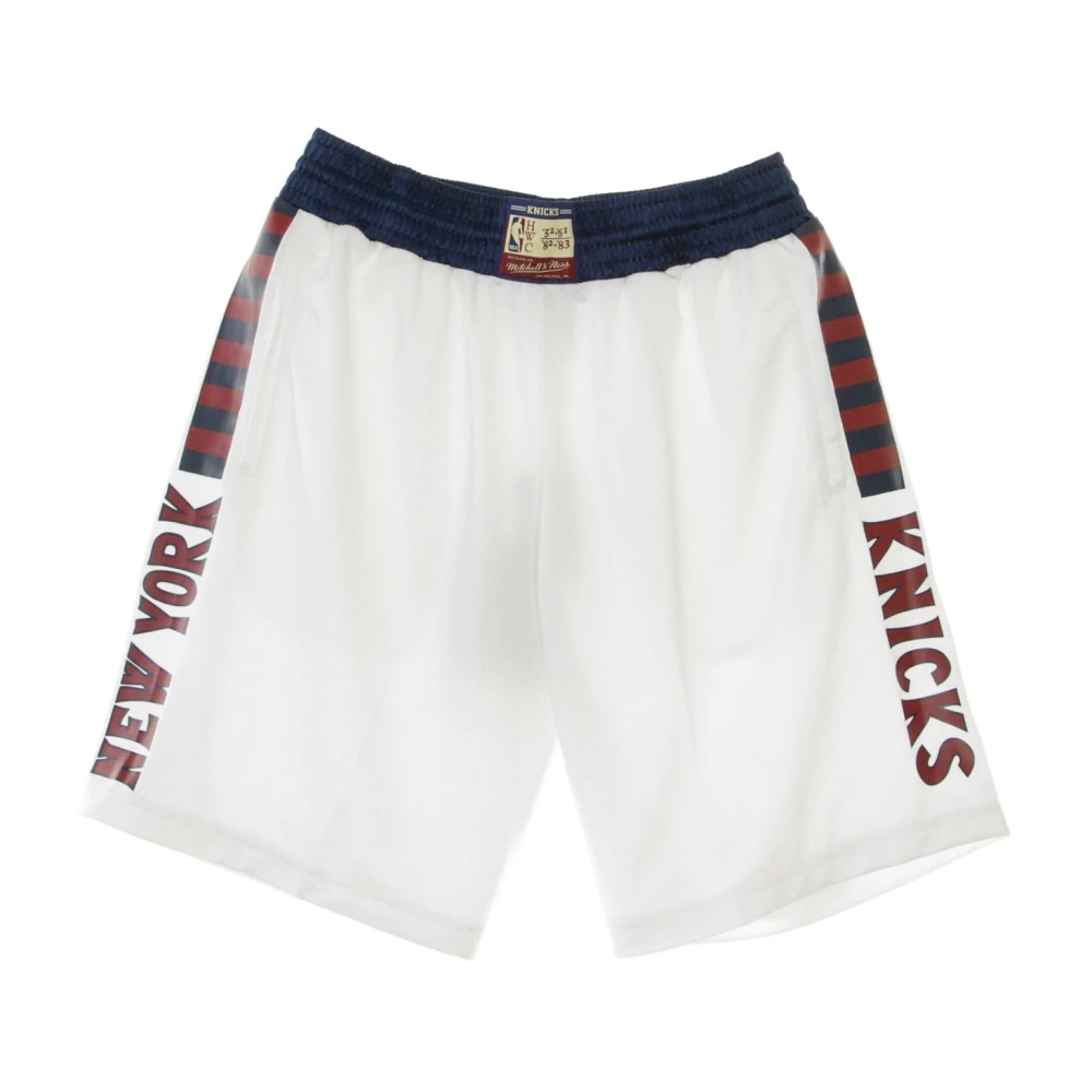 Mitchell & Ness Vintage NBA Team Heritage Basketball Shorts White Heren