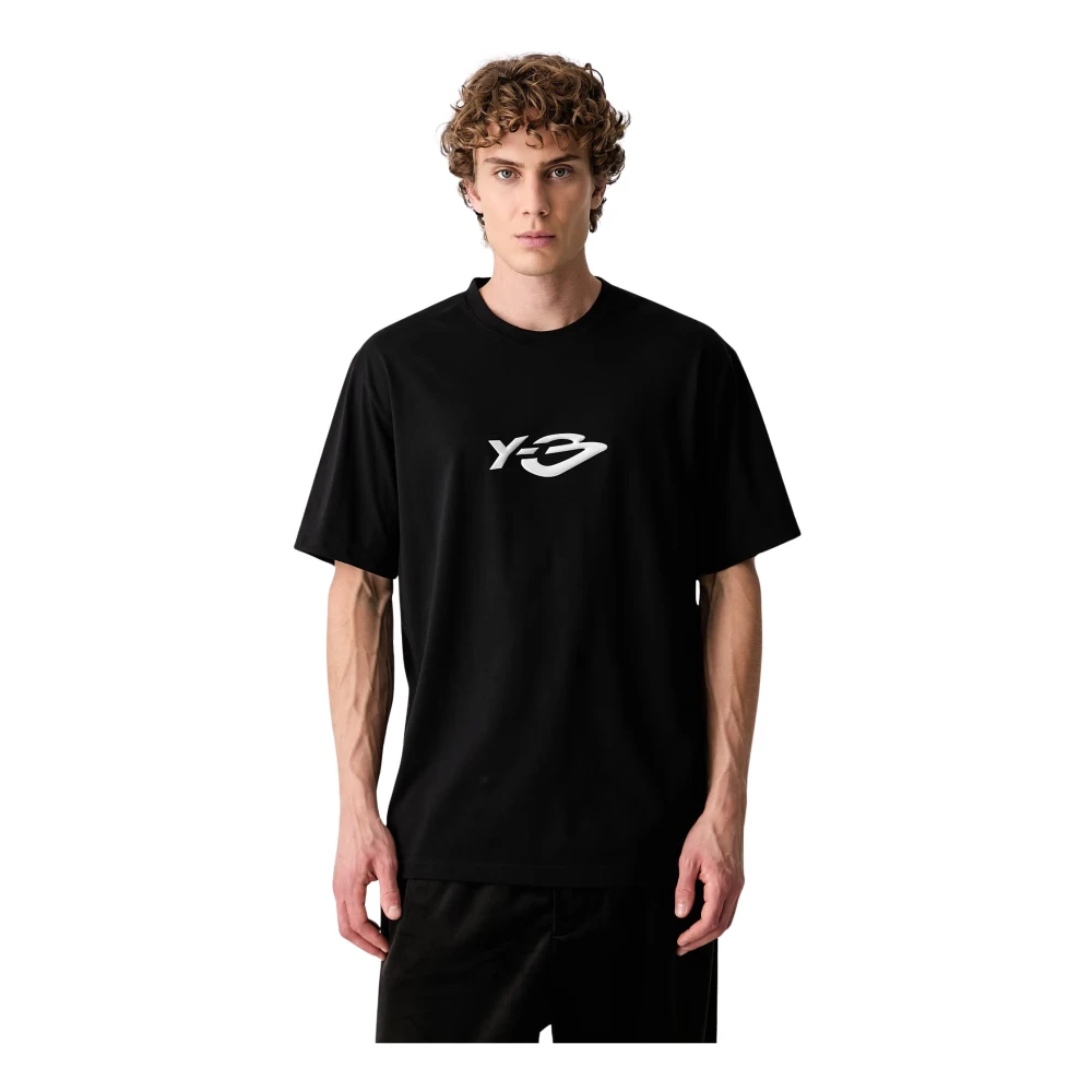 Y-3 Uomo Nero Top, L, New, - Immagine 3