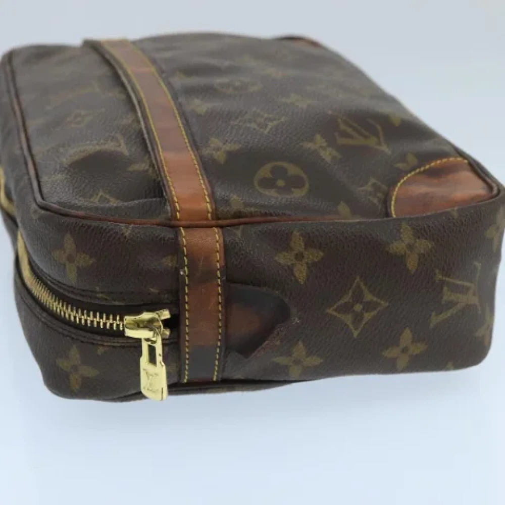 Louis Vuitton Vintage Pre-owned Canvas clutches Brown Dames