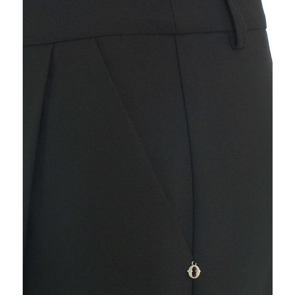 Ottod'Ame Zwarte Rok Aw24 Black Dames
