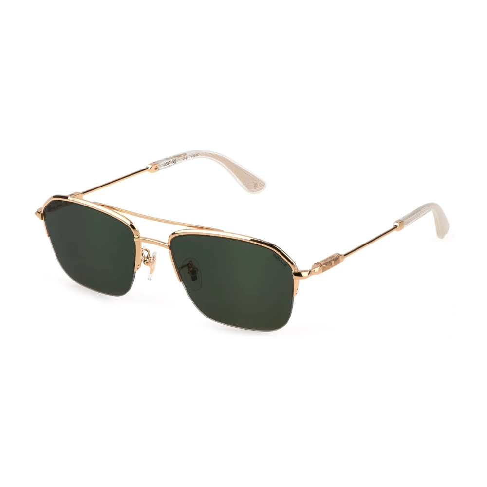 Police Men's Yellow Classic Aviator Sunglasses - Sunglasses - 56 Mm - Accessories