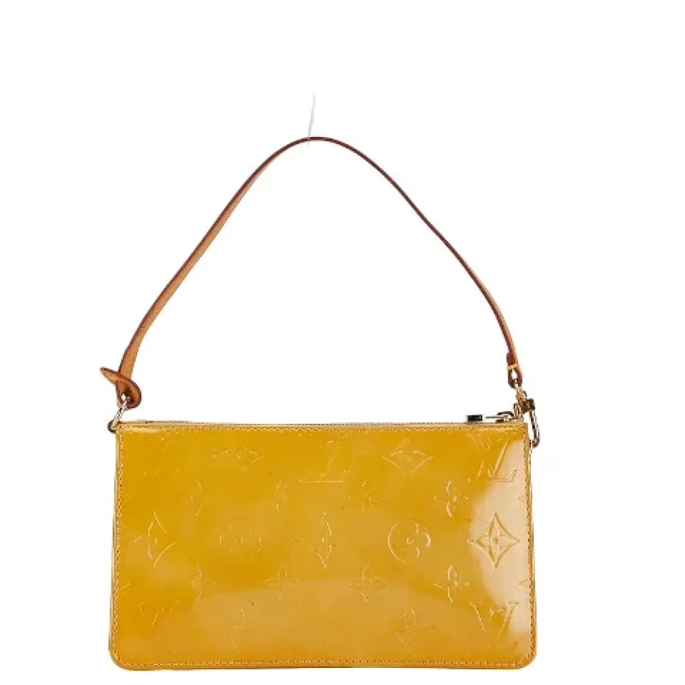 Louis Vuitton Vintage Pre-owned Leather clutches Yellow Dames