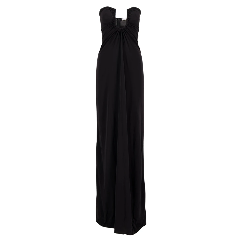 Christopher Esber Women's Black Gowns, 2XS, Strapless Dress Fall-Winter 2025