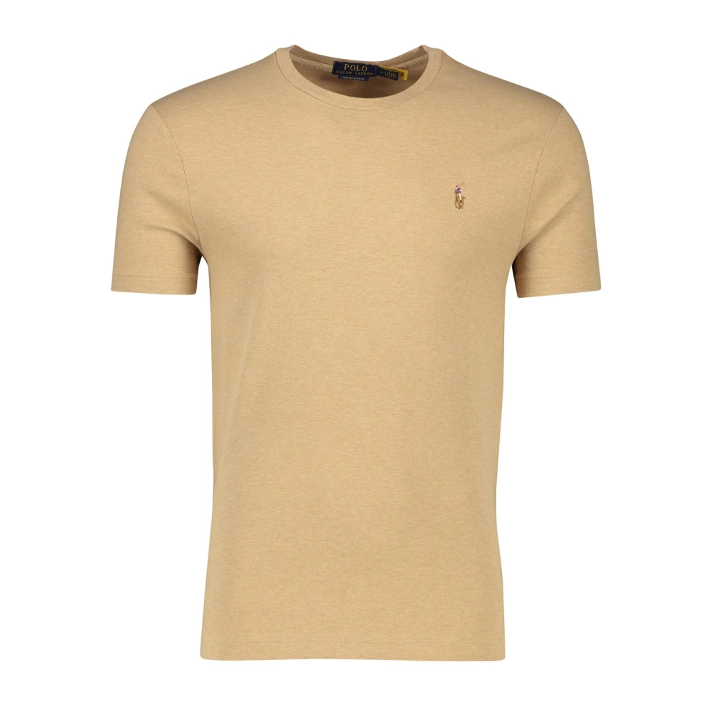 Polo Ralph Lauren Slim Fit Beige T-shirt Beige Heren