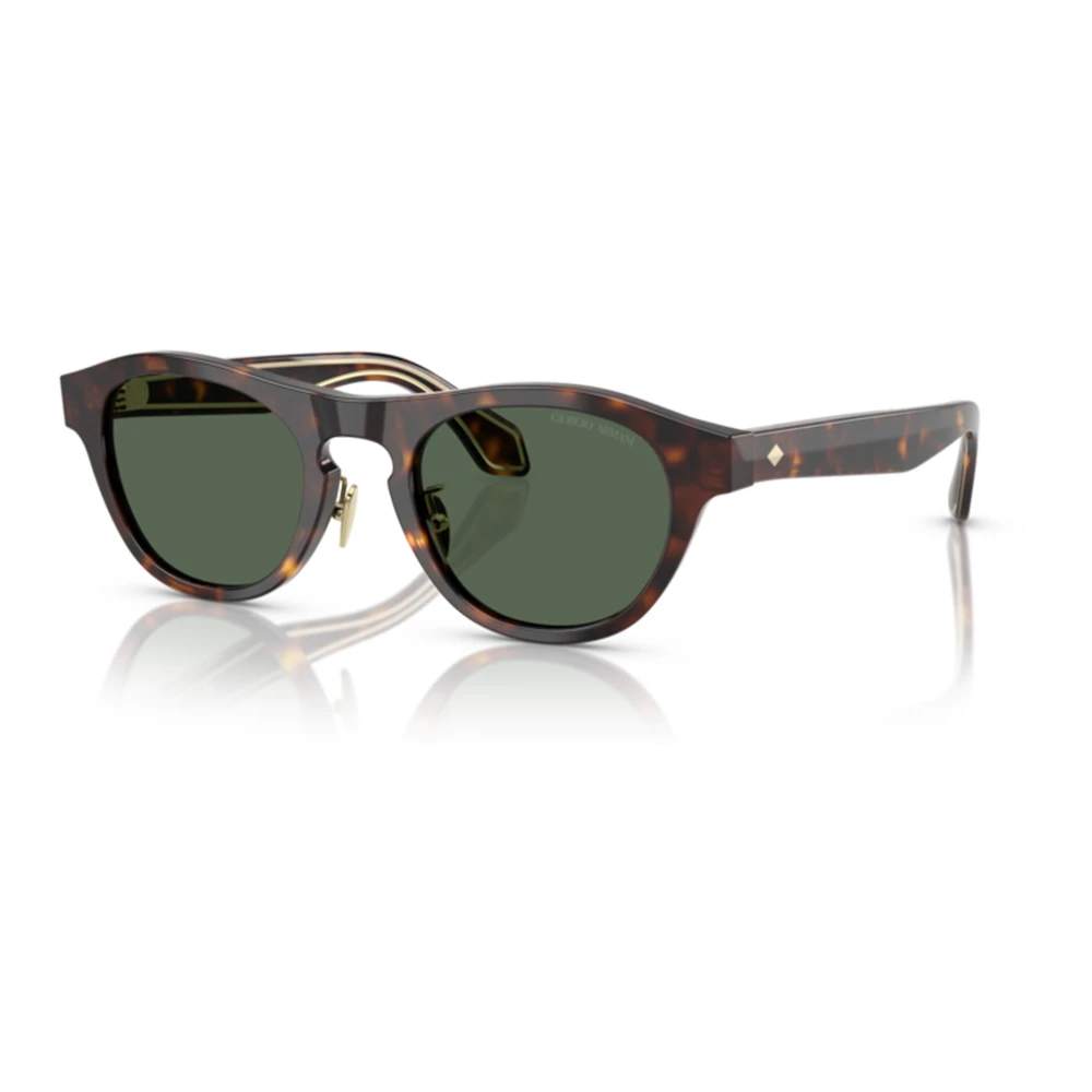 Giorgio Armani Men's Dark/Green Ar 8225 Sunglasses In Havana