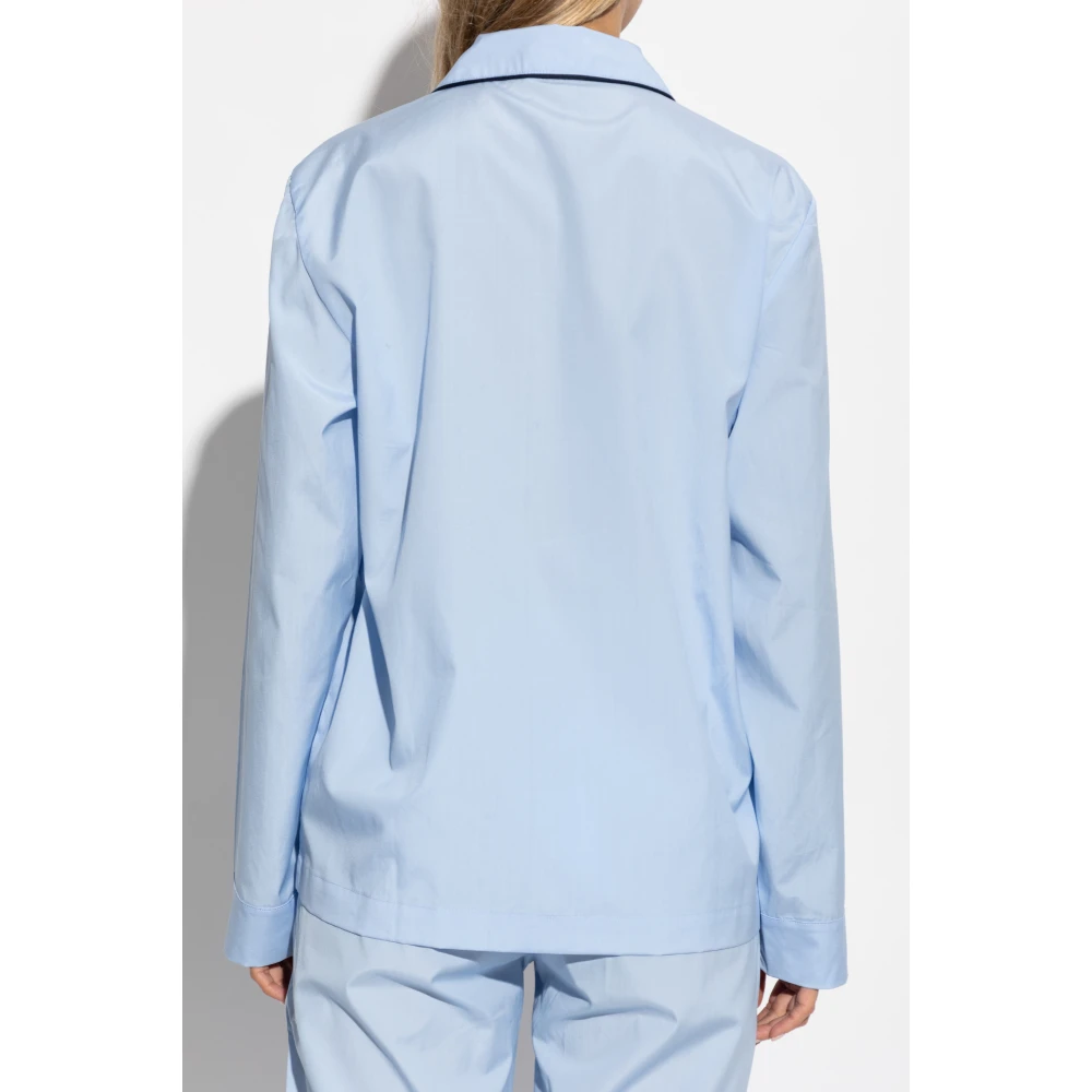 Sporty & Rich Pyjamashirt uit de Wall Street-collectie Blue Heren