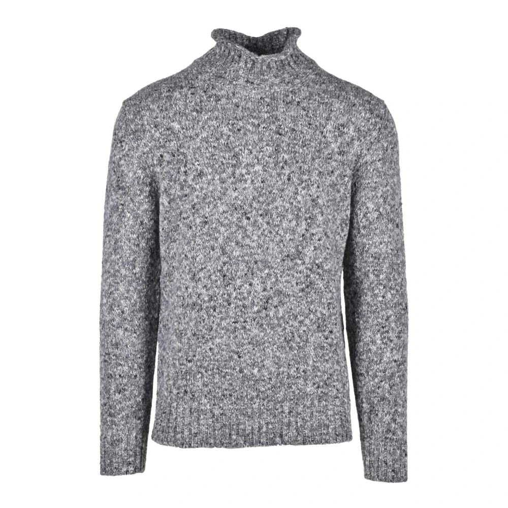 Kangra Zachte Gebreide Trui Mix Gray Heren