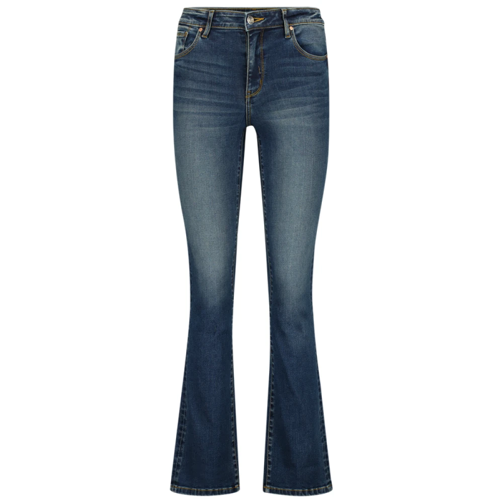 Raizzed Hoge Taille Bootcut Jeans Blue Dames