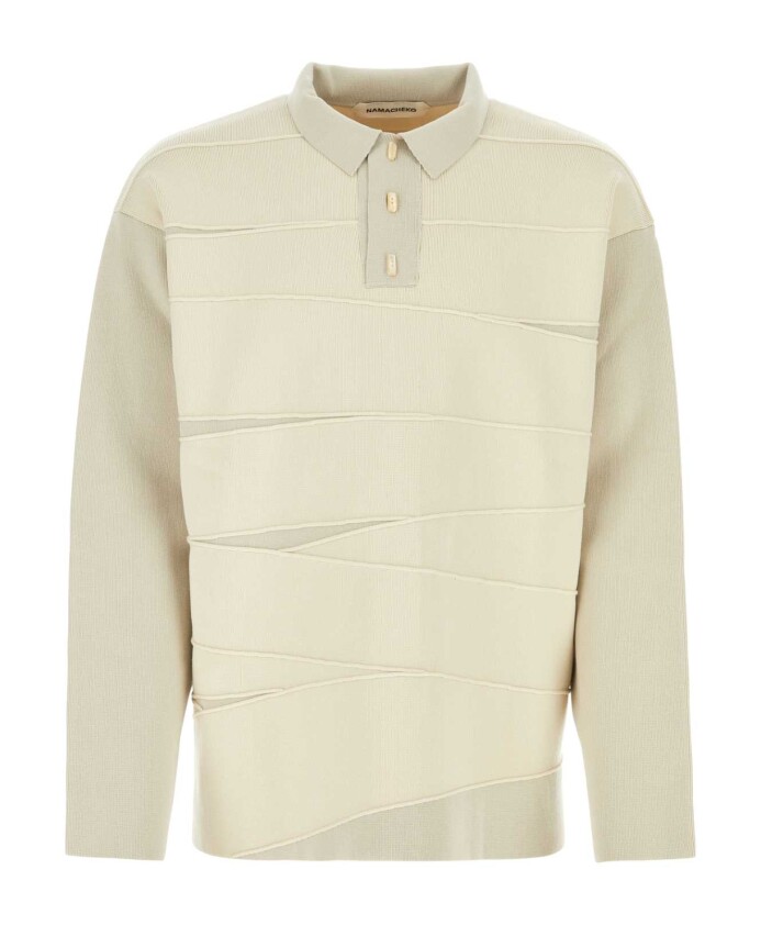 chemise-polo-bandage-sable