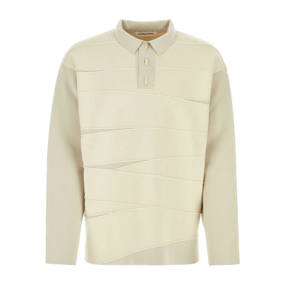 Namacheko Sand Bandage Polo Shirt Beige Heren