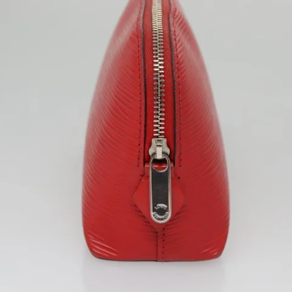 Louis Vuitton Vintage Pre-owned Leather pouches Red Dames