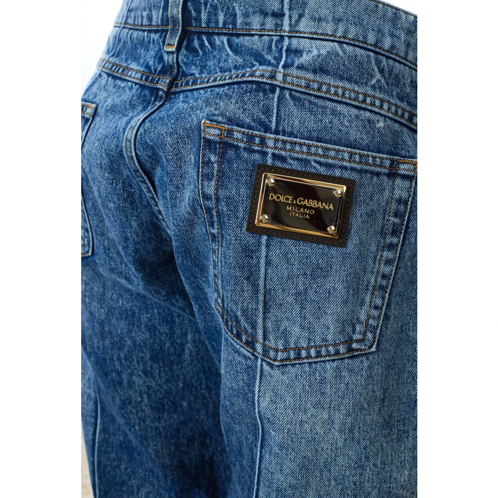 Dolce & Gabbana Heren Regular 5 Zakken Jeans Blue Heren