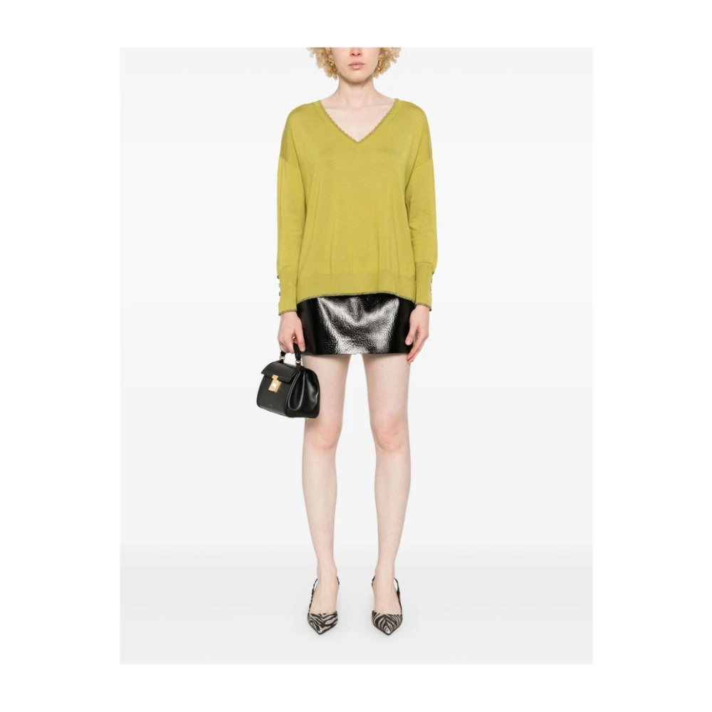 Liu Jo Stijlvolle Sweaters Collectie Green Dames