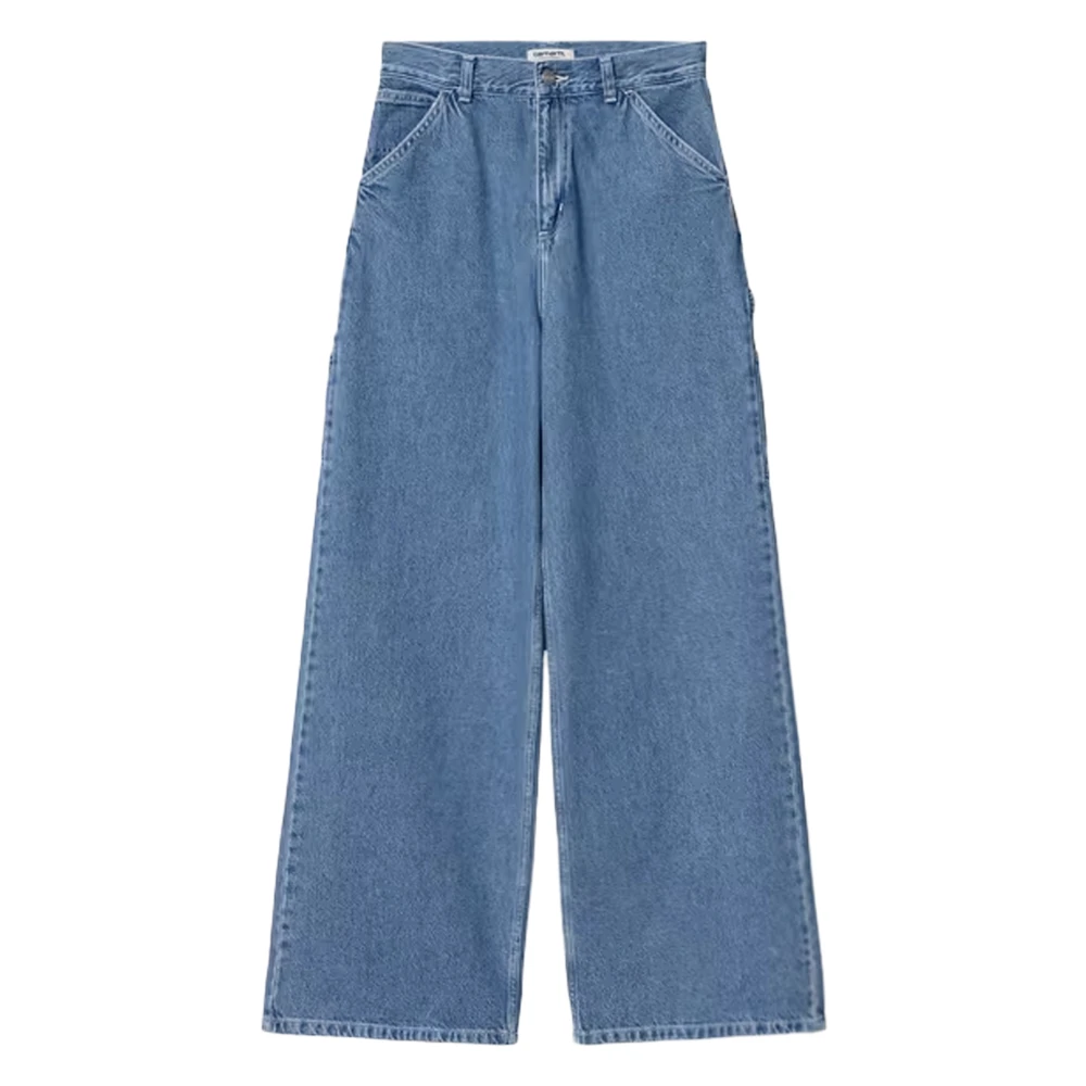 Carhartt Wip Women's Blue Wide Jeans, W28, Jens Pant