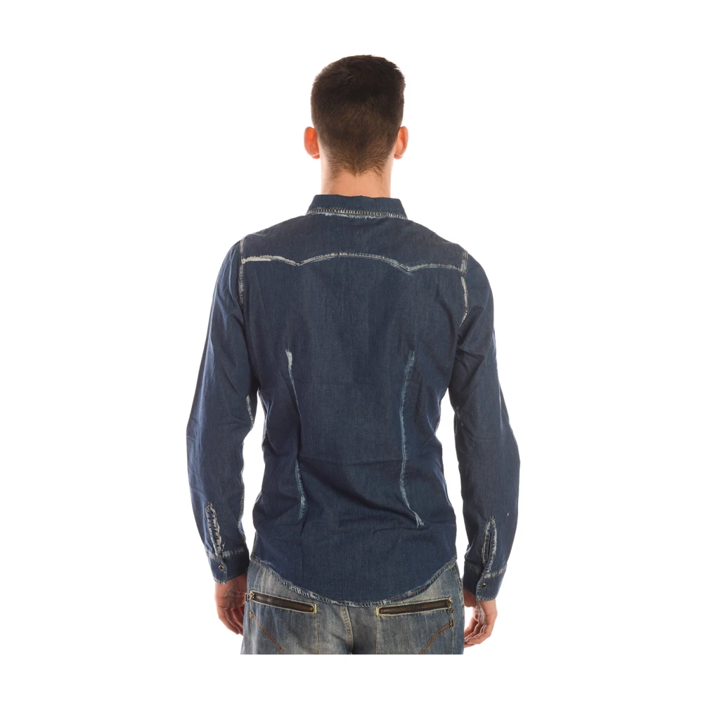 Daniele Alessandrini TRE Shirt Blue Heren
