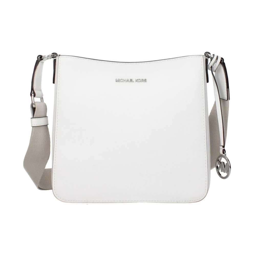 Michael Kors Women's White Cross Body Bags, One Size, Leather Shoulder Bag