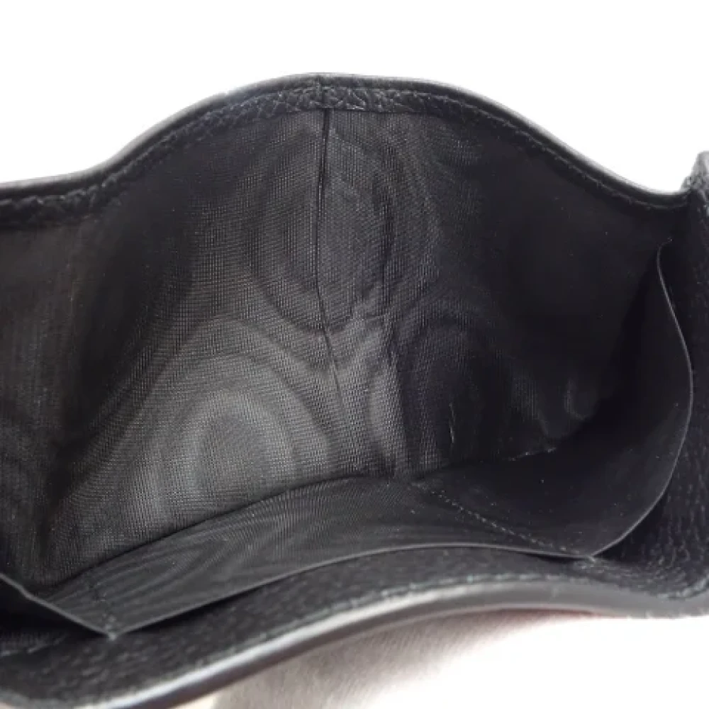 Gucci Vintage Pre-owned Leather wallets Black Dames