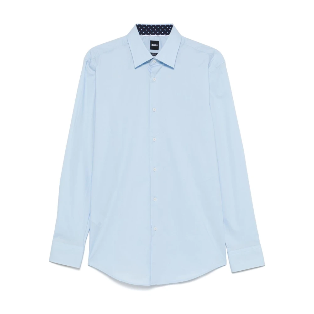 Hugo Boss Lichtblauwe Button-Up Overhemd Blue Heren