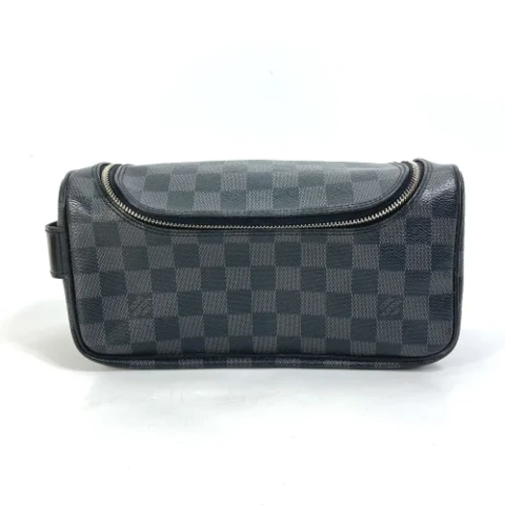 Louis Vuitton Vintage Pre-owned Fabric pouches Black Dames