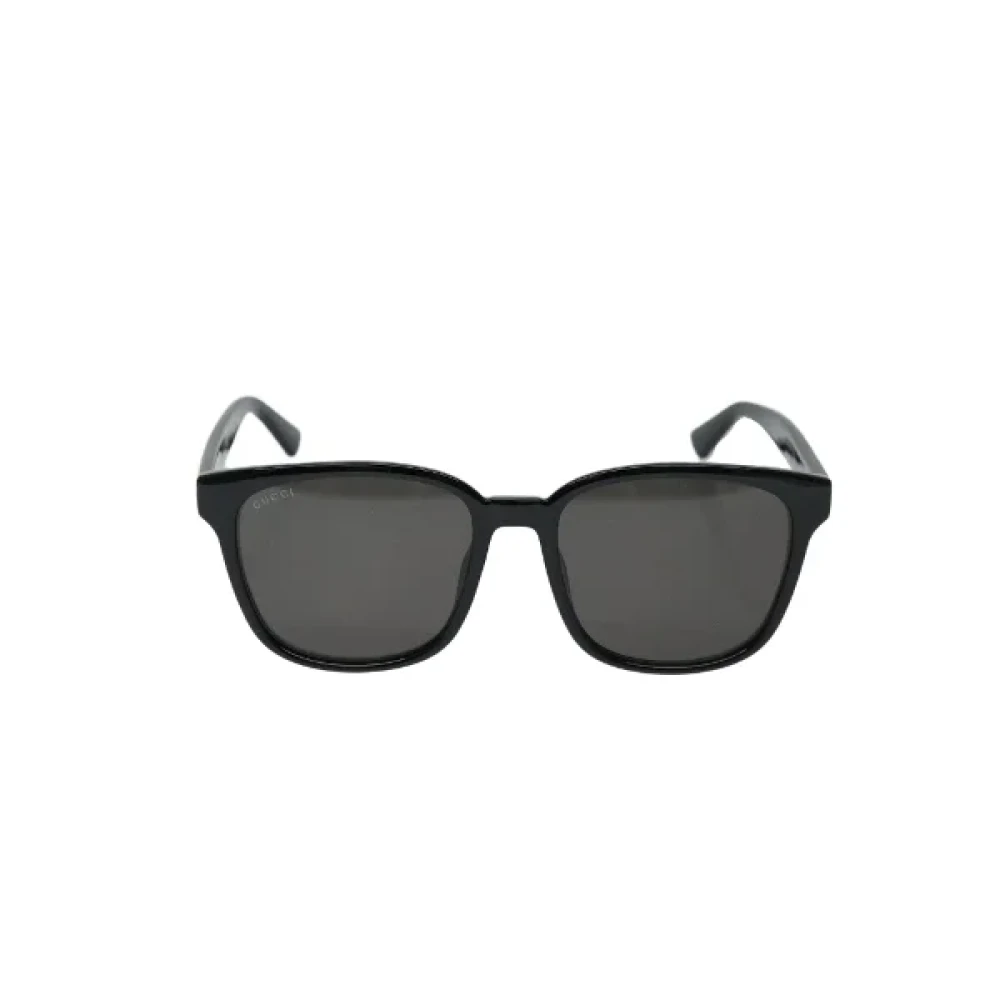 Gucci Vintage Pre-owned Plastic sunglasses Black Dames