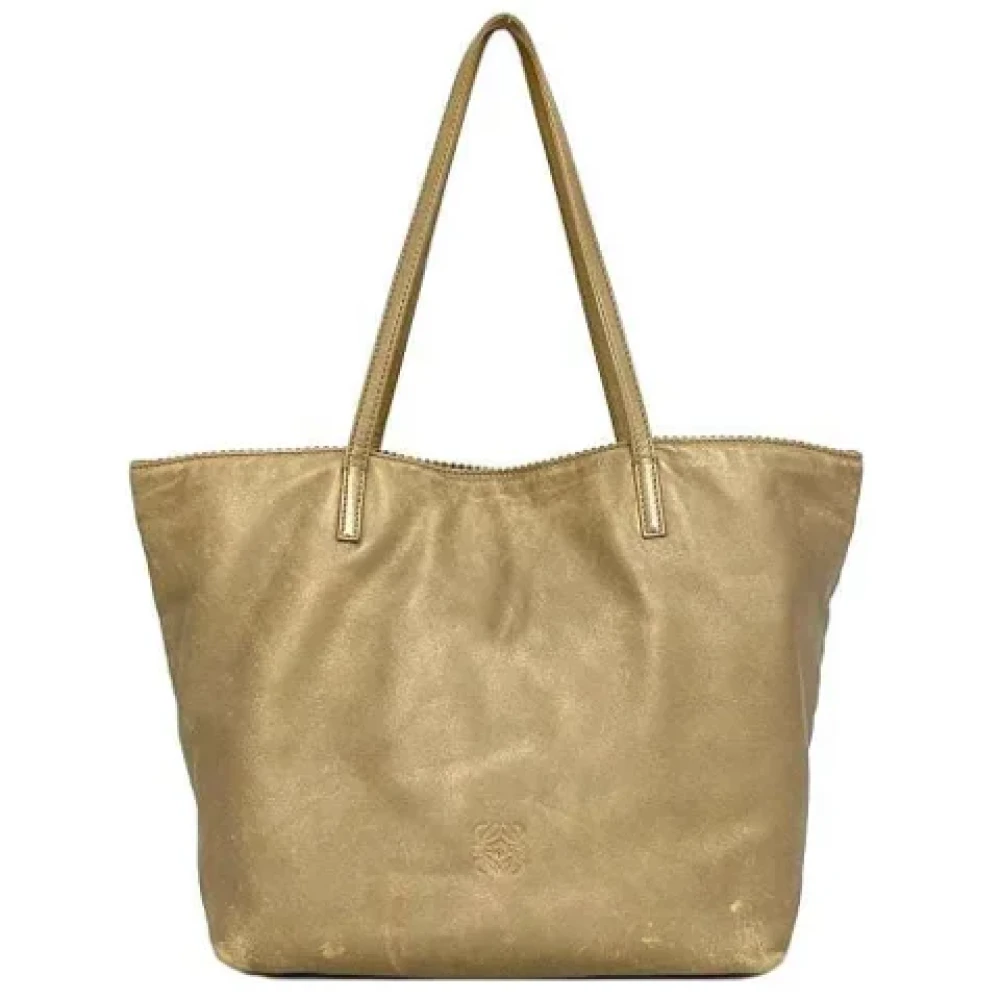 Loewe Pre-owned Fabric totes Beige Dames