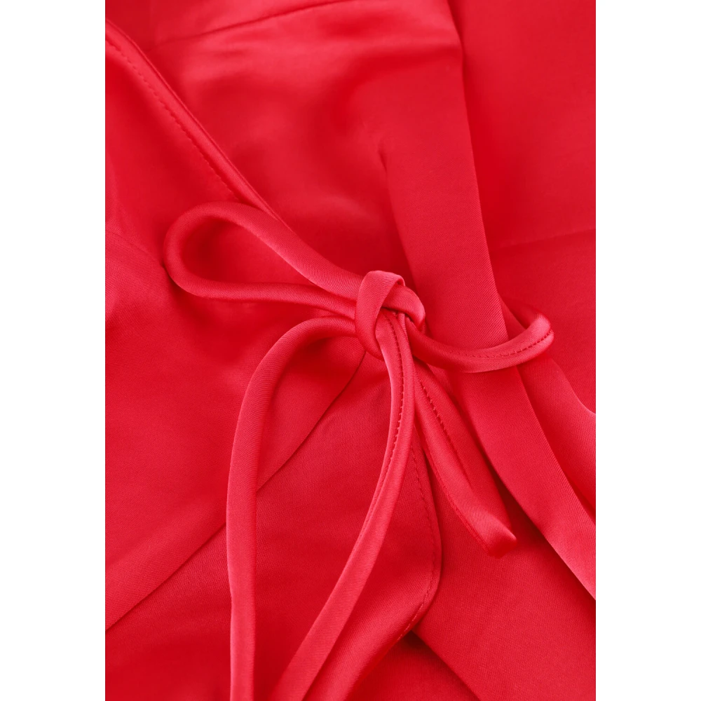Notre-v Elegante Rode Midi Jurk Red Dames
