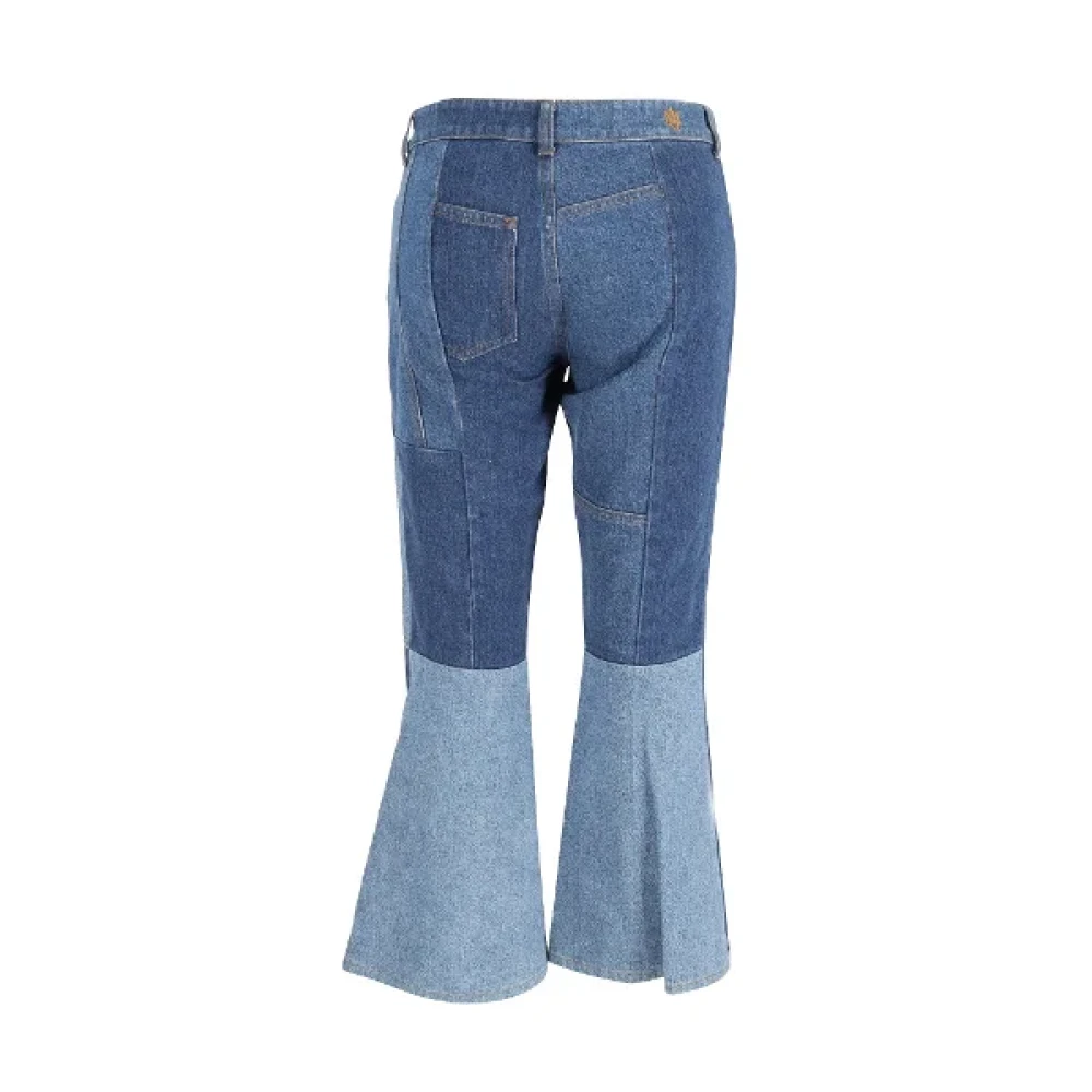 Alexander McQueen Pre-owned Cotton jeans Blue Dames