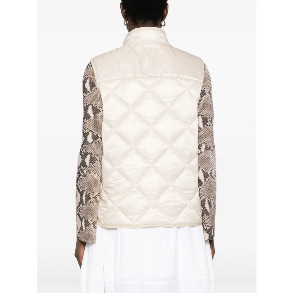 Fay Gewatteerd Mouwloos Jack Beige Dames
