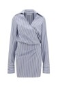 robe-mini-rayee-avec-taille-drapee