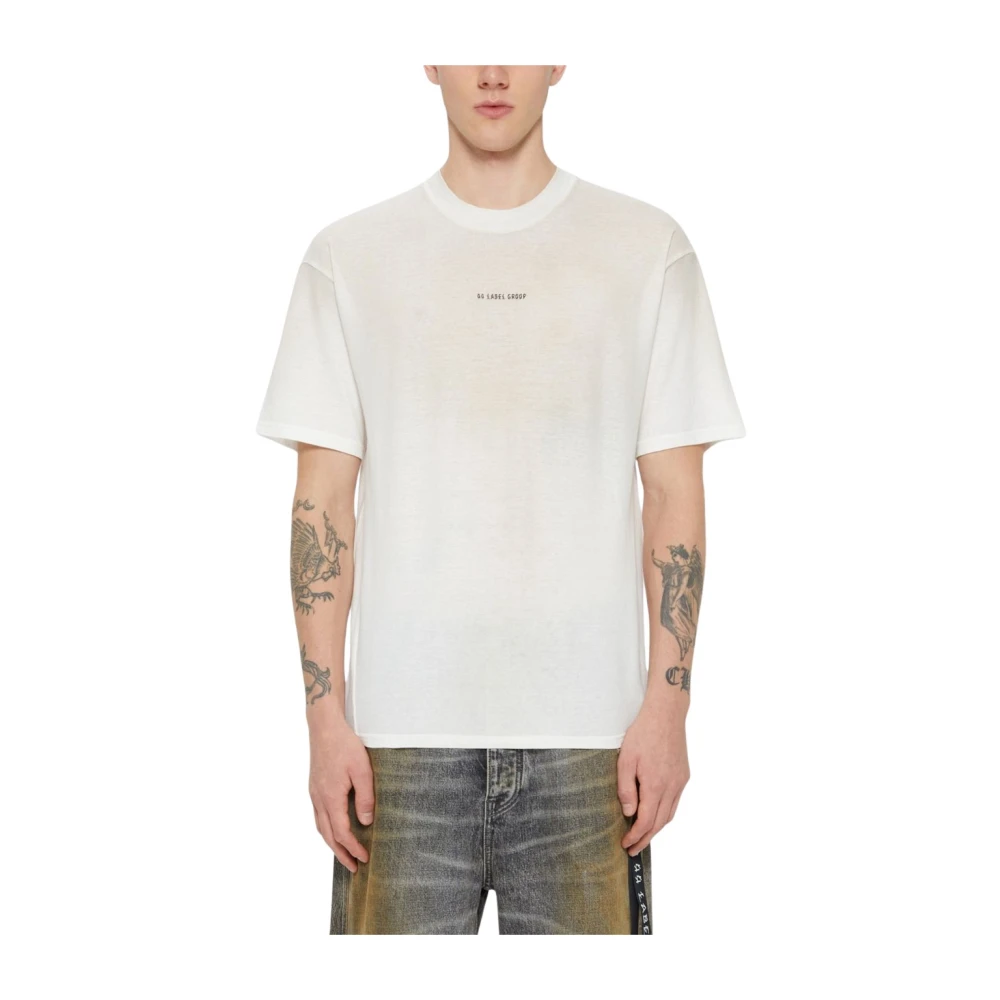 44 Label Group Men's White T-Shirts, L, Jersey T-Shirt