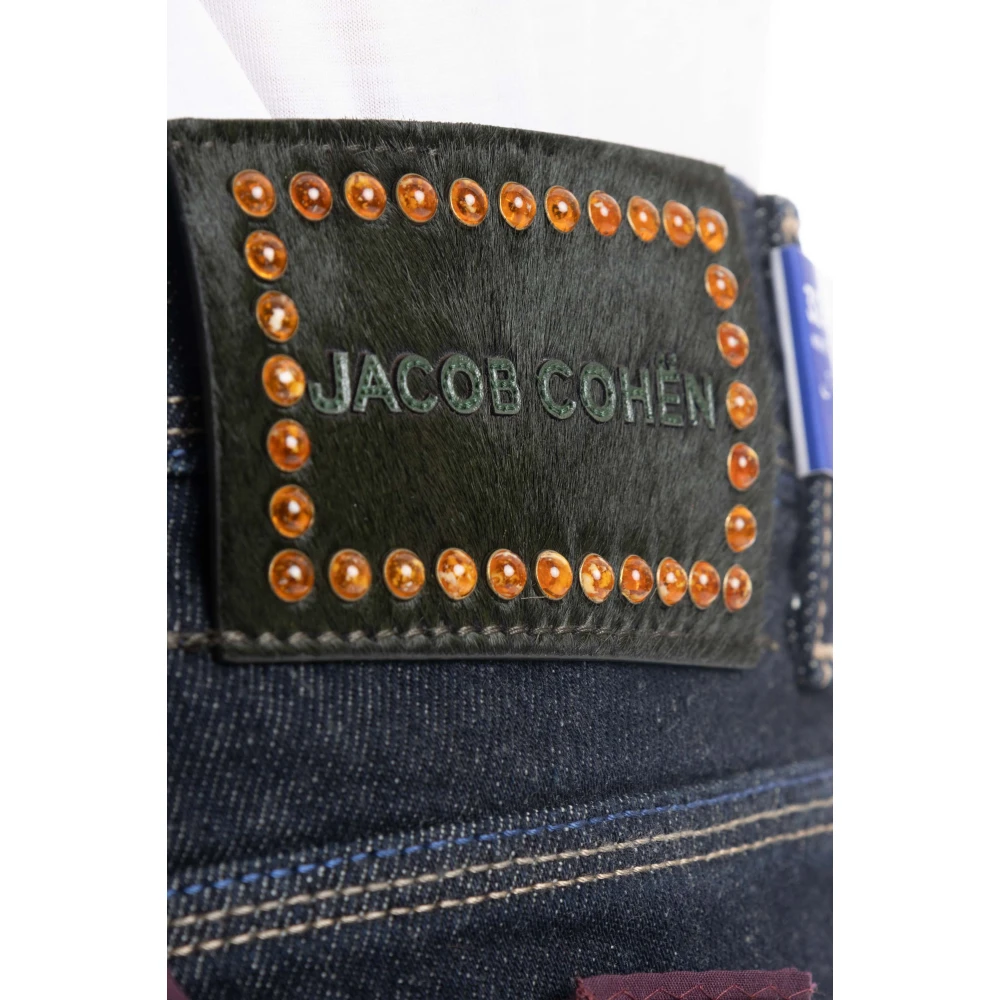 Jacob Cohën Donkere Wassing Slim Fit Jeans Blue Heren