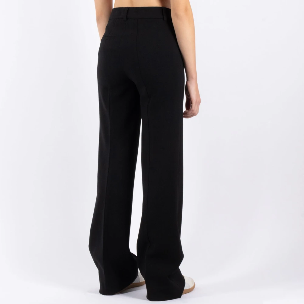 Seafarer Zwarte Wollen Broek Leida Black Dames