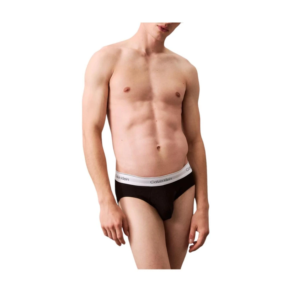 Calvin Klein Grijze Katoenen Klassiekers Briefs 3Pack Gray Heren