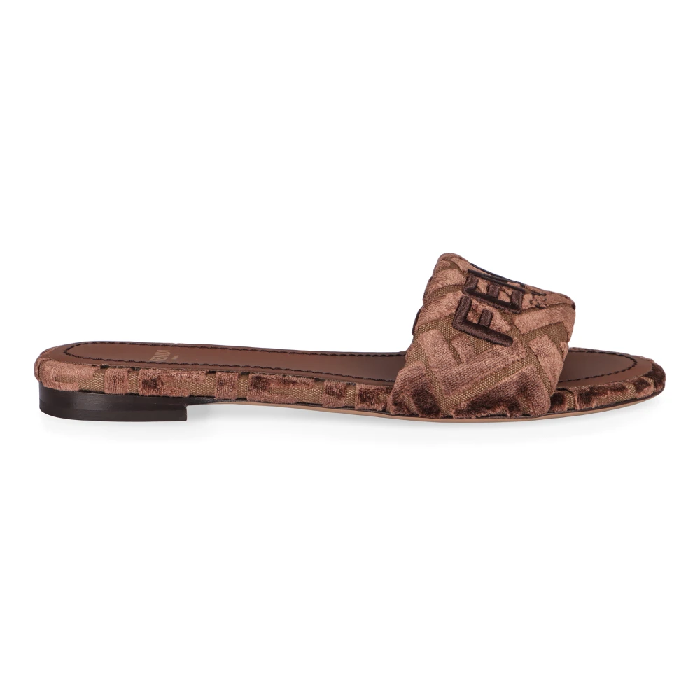 Fendi Damen Braun Schuhe, 38 Eugröße:
