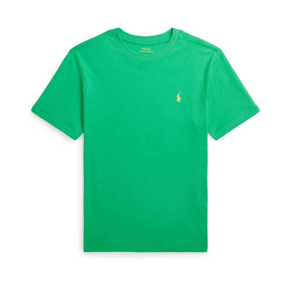 Polo Ralph Lauren T-shirt kikkergroen Jongens Katoen Ronde hals Effen 140 152
