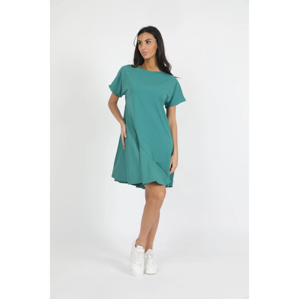 Alpha Studio Stijlvolle Jurk Green Dames