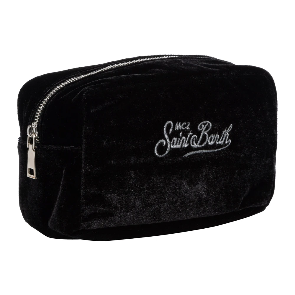 MC2 Saint Barth Stijlvolle Toilettas met Ritssluiting Black Dames
