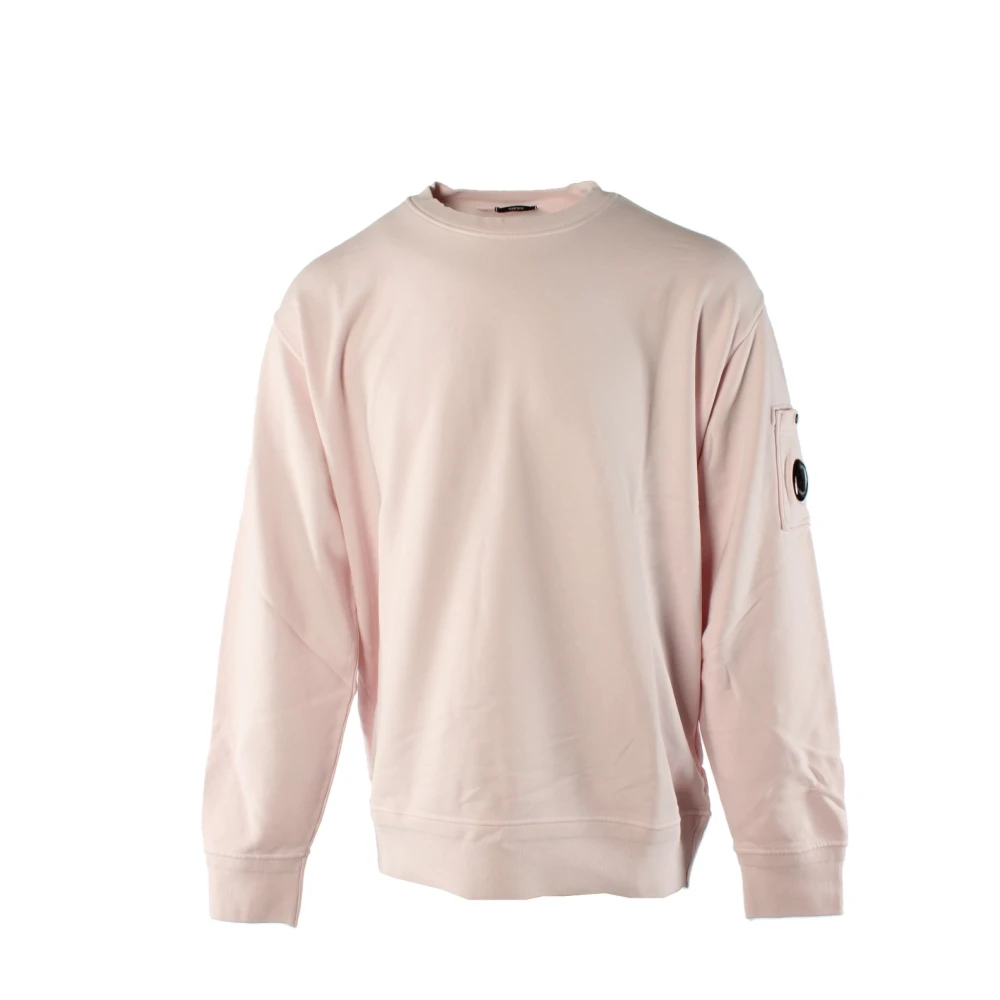 C.P. Company Diagonal Fleece Roze Sweater Pink Heren