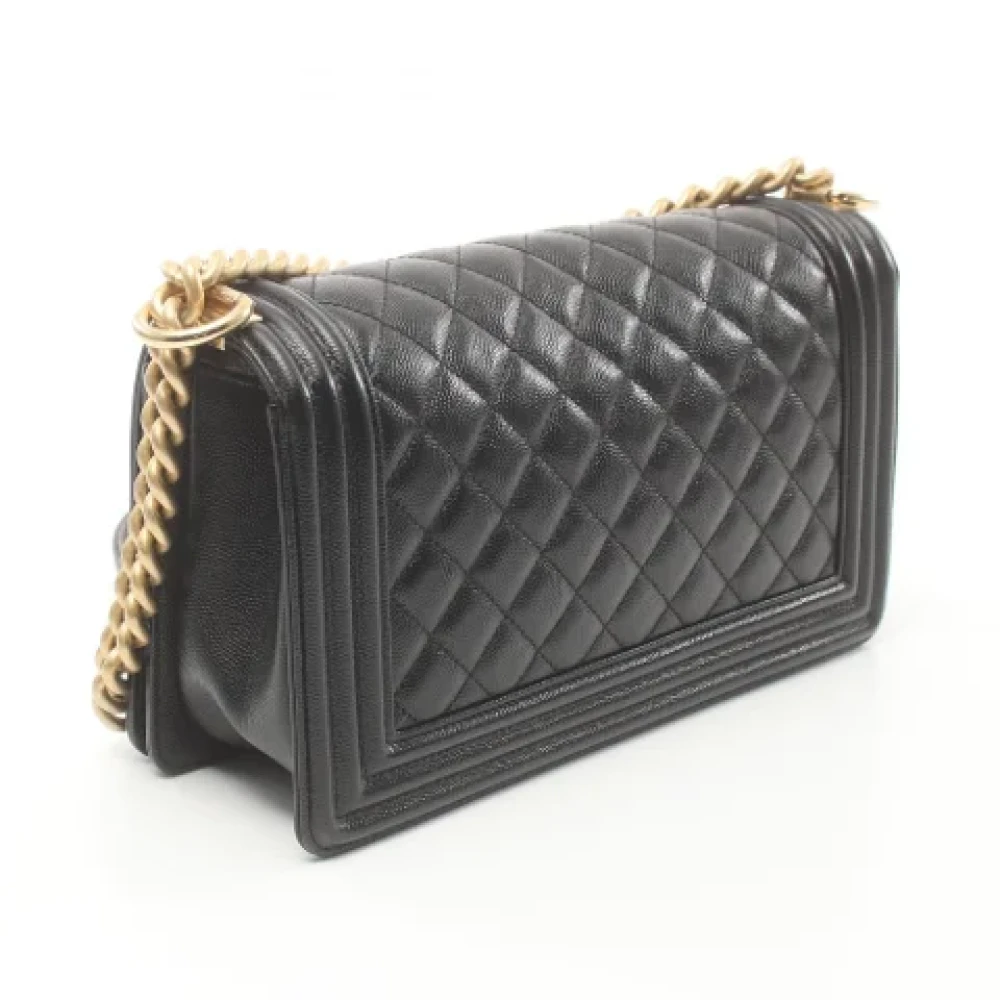 Chanel Vintage Pre-owned Leather chanel-bags Black Dames