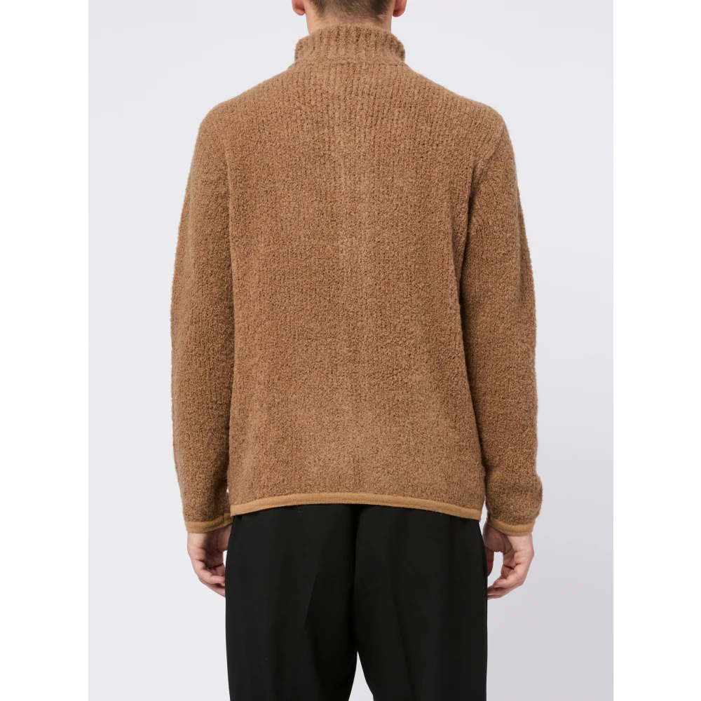 Amaránto Beige Rits Trui Aw24 Beige Heren