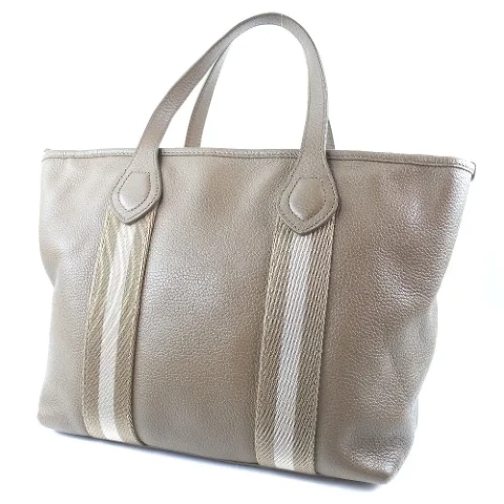 Bally Pre-owned Leather handbags Beige Dames