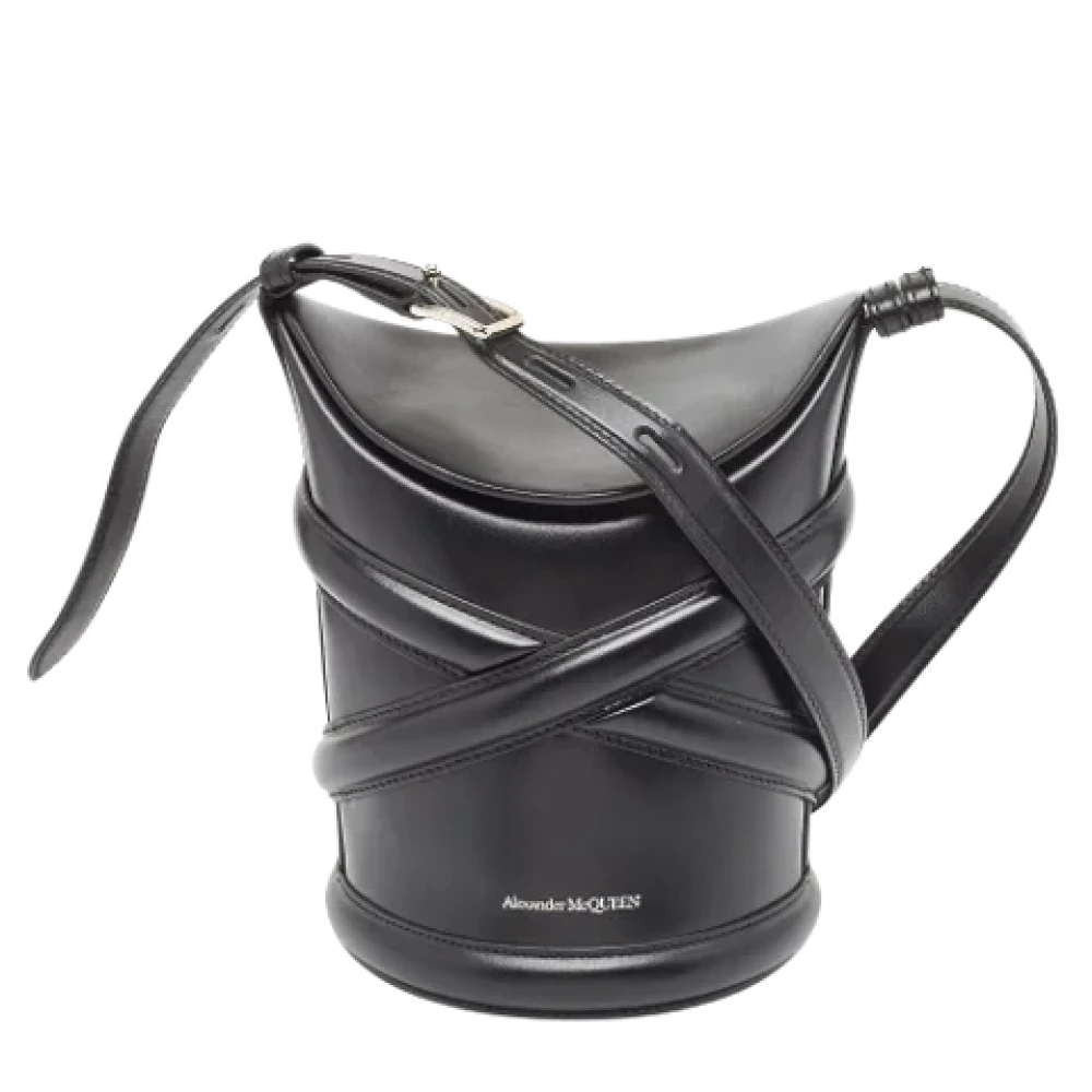 Alexander McQueen Pre-owned Leather handbags Black Dames