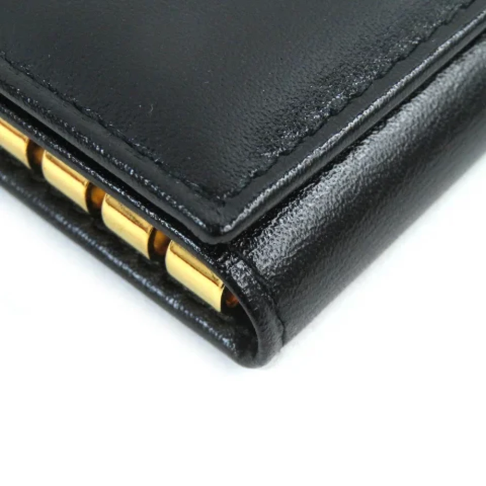 Cartier Vintage Pre-owned Leather key-holders Black Heren