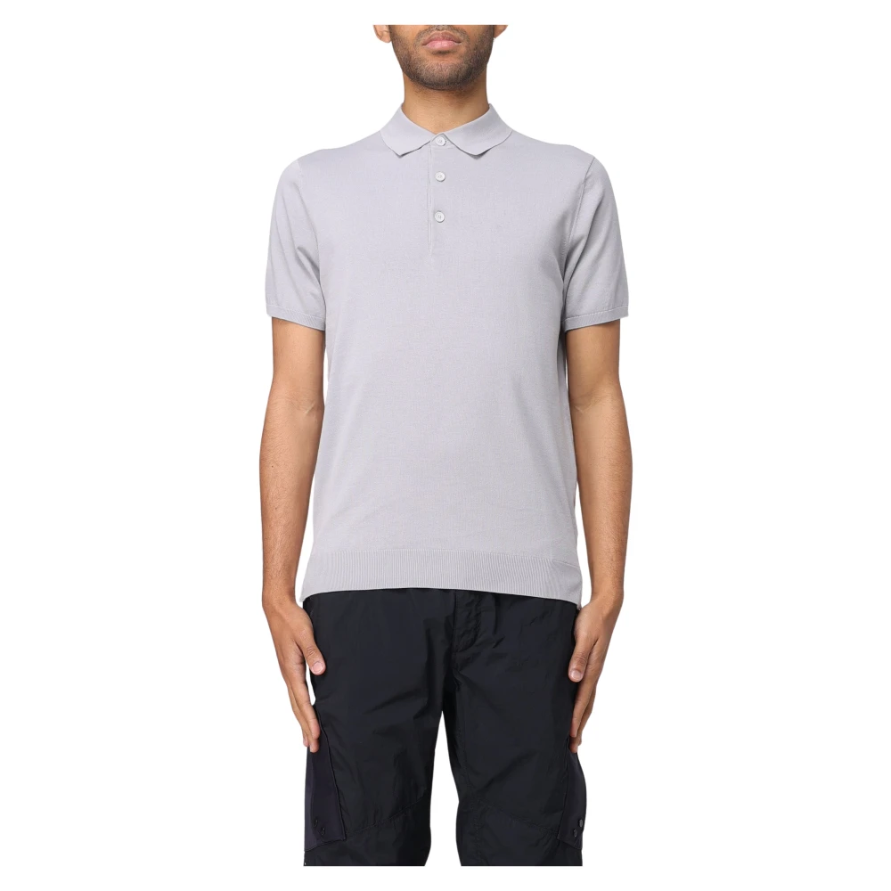 People of Shibuya Klassieke Polo Shirt Gray Heren